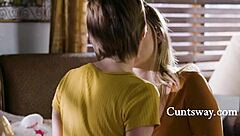 Our stepmoms can't stop us from licking each other in wild group fun!