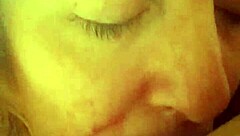 Roxanne and Xander performing slutty cock sucking in homemade blowjob