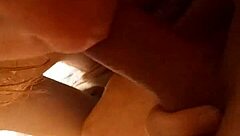 Roxanne and Xander performing slutty cock sucking in homemade blowjob