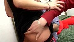 Her Mouth Filled with Cock, Then Up Her Ass