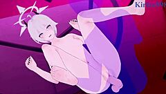 Hatami Erika and Nakatsukasa Kirino in Intense Blue Archive Hentai Sex.