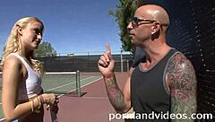 Slutty Blonde Teen Mallory Picked Up For Intense Big Cock Fucking In Her Tight Pussy