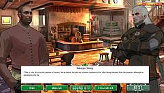 The witch fulfills the fuck wish in a game of sex