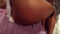 I give handjob to big black cock in shop