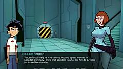 Amity Park parody uncensored shower fun with bathing scenes