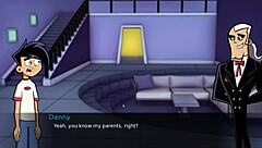 Amity Park parody uncensored shower fun with bathing scenes