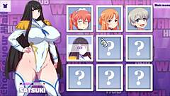 Asuna gets deepthroat from ass to mouth on sofa