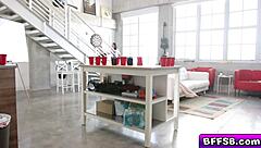 the gals gave a triple treat deep throat blowjob with licking and fingering