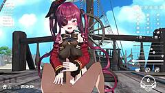 Captain horny sailing wants to fuck big breasted captain