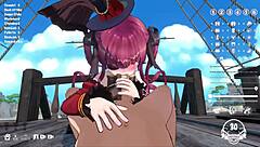 Captain horny sailing wants to fuck big breasted captain