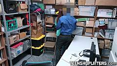 Redhead Teen 18+ Ornella Morgan Rides Police Cock In Doggystyle, Bent Over, Missionary Positions Before Facial Cumshot.