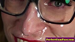 wow, this cumloving british babe toys her pussy before a hot bj! 😍