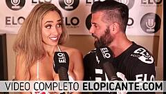 Elo Podcast Hits Briana Moon with Paddle in Spicy Room