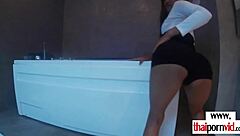 Asian Teen 18+ Gives Boyfriend Sexy Footjob