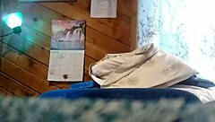 Fucking myself in the ass with huge dildo