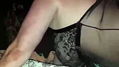 Nicebigddd gets slammed in awesome doggy style with those big natural tits.