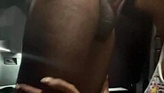 Road trip turns into intense cock worship with that ebony guy and his monster black cock