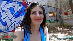 OMG, Sabrina Deep is the queen of deep throat with sloppy gagging action! 😲