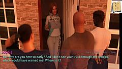 Homemade video of wife and stepmother with big tits and ass playing erotic game intensely