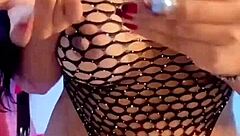 Delicious Seated Lesbian Pussy Masturbation With Cum In Mouth