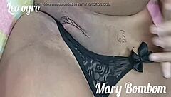 Latina Teen Mary Bombom Masturbates Solo on Street