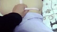 My new Asian girlfriend in black stockings is so tempting, her ass is great for doggystyle.