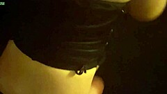 Wife bent over getting doggystyle fuck from husband