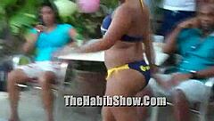 Dominican Bikini Contest Heats Up At Hotel New Garden