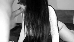 Vizooo69 Feels Intense Pleasure Fucking Herself With Huge Dildo And Sucking