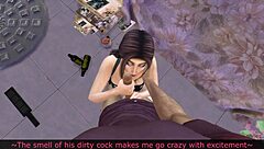 Young girl tricked into blowing a stranger for cash, then rough outdoor sex