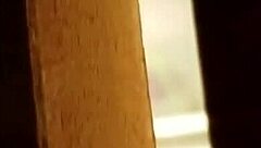 Spying on prostitute shaving her hairy pussy