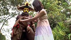 Black And Asian Competitors Engage In Intense Rivalry Showdown