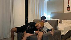 The guy from my building invites me for a quickie and ends up giving up his ass