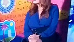 Spicy hot Indian TV anchor gets bent over for hardcore doggystyle creampie action. Wild cricket show vibes!