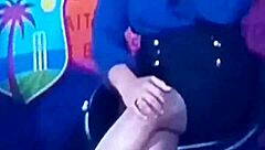 Spicy hot Indian TV anchor gets bent over for hardcore doggystyle creampie action. Wild cricket show vibes!