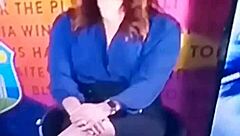 Spicy hot Indian TV anchor gets bent over for hardcore doggystyle creampie action. Wild cricket show vibes!