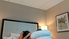 Man, this 20-year-old babe deepthroats a huge cock like crazy!