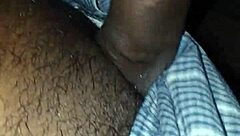 Blonde slut sucks monster black cock!