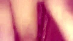 The hot wife masturbates with toys and dildo