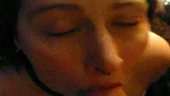 my slavegirl feels so aroused getting an intense facial cumshot in our bdsm session