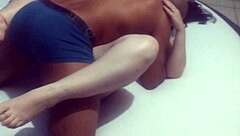 caught that big-ass babe and finished inside her during a wild public hookup.