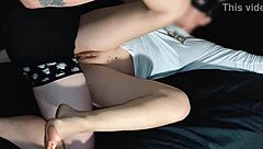 Sexy Bitch Enjoys Intense Fucking with Her Mature Husband