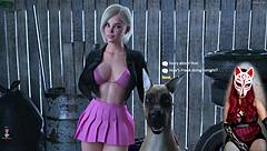 Big Tits Milf In Cartoon Hentai Touches Clit And Ass While Playing Sex Game Apocalust 3