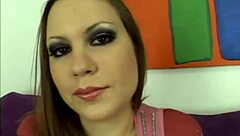 Teasing Blonde Sucks Big Cock Deep