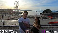 Latina petite amateur brunette undergoes casting audition on jay bank presents 18auditions scene 22-6