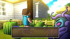 In Hornycraft parody, Steve passionately fucks a sexy watermelon outfit