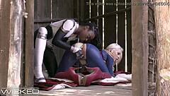 wickedpictures presents captain marvel versus captain marvel parody