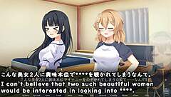 What happens in this crossdressing game trial with machine subtitles?