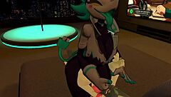 Hey, wanna see this slutty Tasque Manager railed hard by a horny Pokemon in VRChat?