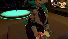 Hey, wanna see this slutty Tasque Manager railed hard by a horny Pokemon in VRChat?